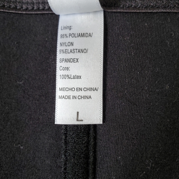 Yianna Women's Corset Waist Trainer Size Large Underbust Body Shaper Black - Picture 9 of 14